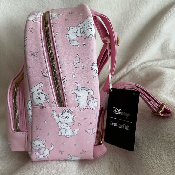 Disney’s Aristocrats Marie Pink Mini Loungefly Backpack: NWT - Picture 4 of 13